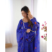 Picture of Chiffon Midnight Blue Readymade Salwar Kameez