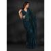 Picture of Alluring Georgette Dark Slate Grey Saree