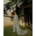 Picture of Alluring Georgette & Net Grey Saree