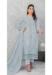 Picture of Cotton Light Slate Grey Straight Cut Salwar Kameez