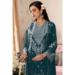 Picture of Georgette Midnight Blue Straight Cut Salwar Kameez