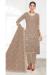 Picture of Magnificent Georgette Tan Straight Cut Salwar Kameez