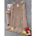 Picture of Magnificent Georgette Tan Straight Cut Salwar Kameez