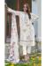 Picture of Georgette Off White Straight Cut Salwar Kameez