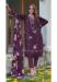 Picture of Elegant Georgette Purple Straight Cut Salwar Kameez