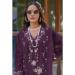 Picture of Elegant Georgette Purple Straight Cut Salwar Kameez