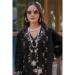 Picture of Pretty Georgette Black Straight Cut Salwar Kameez