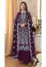 Picture of Fine Georgette Purple Straight Cut Salwar Kameez