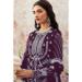 Picture of Fine Georgette Purple Straight Cut Salwar Kameez