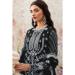 Picture of Magnificent Georgette Black Straight Cut Salwar Kameez
