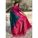Picture of Shapely Silk Sea Green Saree