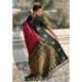 Picture of Charming Silk Fire Brick Saree