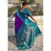 Picture of Pretty Silk Indigo Saree