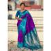 Picture of Pretty Silk Indigo Saree