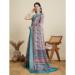 Picture of Exquisite Cotton Steel Blue Saree