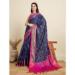 Picture of Enticing Silk Medium Violet Red Saree