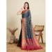 Picture of Lovely Silk Fuchsia Saree