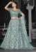 Picture of Classy Net Cadet Blue Lehenga Choli