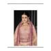 Picture of Pleasing Net Burly Wood Lehenga Choli
