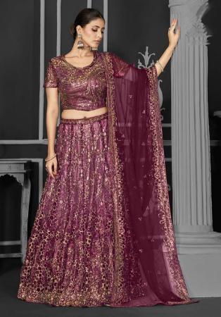 Picture of Beauteous Net Sienna Lehenga Choli