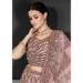 Picture of Statuesque Net Rosy Brown Lehenga Choli
