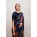 Picture of Comely Georgette Dark Slate Grey Saree