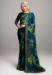 Picture of Stunning Georgette Teal Saree