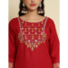 Picture of Radiant Silk Fire Brick Readymade Salwar Kameez