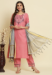 Picture of Admirable Silk Pale Violet Red Readymade Salwar Kameez