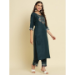 Picture of Enticing Silk Dark Slate Grey Readymade Salwar Kameez