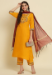 Picture of Nice Silk Dark Orange Readymade Salwar Kameez