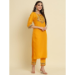 Picture of Nice Silk Dark Orange Readymade Salwar Kameez