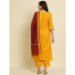 Picture of Nice Silk Dark Orange Readymade Salwar Kameez