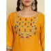 Picture of Nice Silk Dark Orange Readymade Salwar Kameez