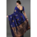 Picture of Ravishing Silk Midnight Blue Saree
