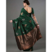 Picture of Graceful Silk Dark Slate Grey Saree