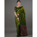 Picture of Charming Silk Forest Green Saree
