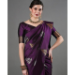 Picture of Beautiful Silk Black Saree