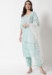 Picture of Silk Light Steel Blue Readymade Salwar Kameez