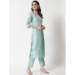 Picture of Silk Light Steel Blue Readymade Salwar Kameez