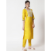 Picture of Ravishing Silk Golden Rod Readymade Salwar Kameez