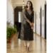 Picture of Statuesque Silk Black Kurtis & Tunic