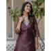 Picture of Nice Silk Dark Magenta Kurtis & Tunic