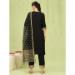 Picture of Sightly Cotton Black Readymade Salwar Kameez