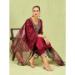 Picture of Sublime Cotton Maroon Readymade Salwar Kameez