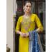 Picture of Cotton Dark Golden Rod Readymade Salwar Kameez