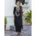 Picture of Exquisite Cotton Black Readymade Salwar Kameez