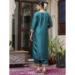 Picture of Exquisite Cotton Teal Readymade Salwar Kameez