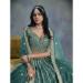 Picture of Good Looking Silk Teal Lehenga Choli