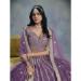 Picture of Sublime Silk Plum Lehenga Choli